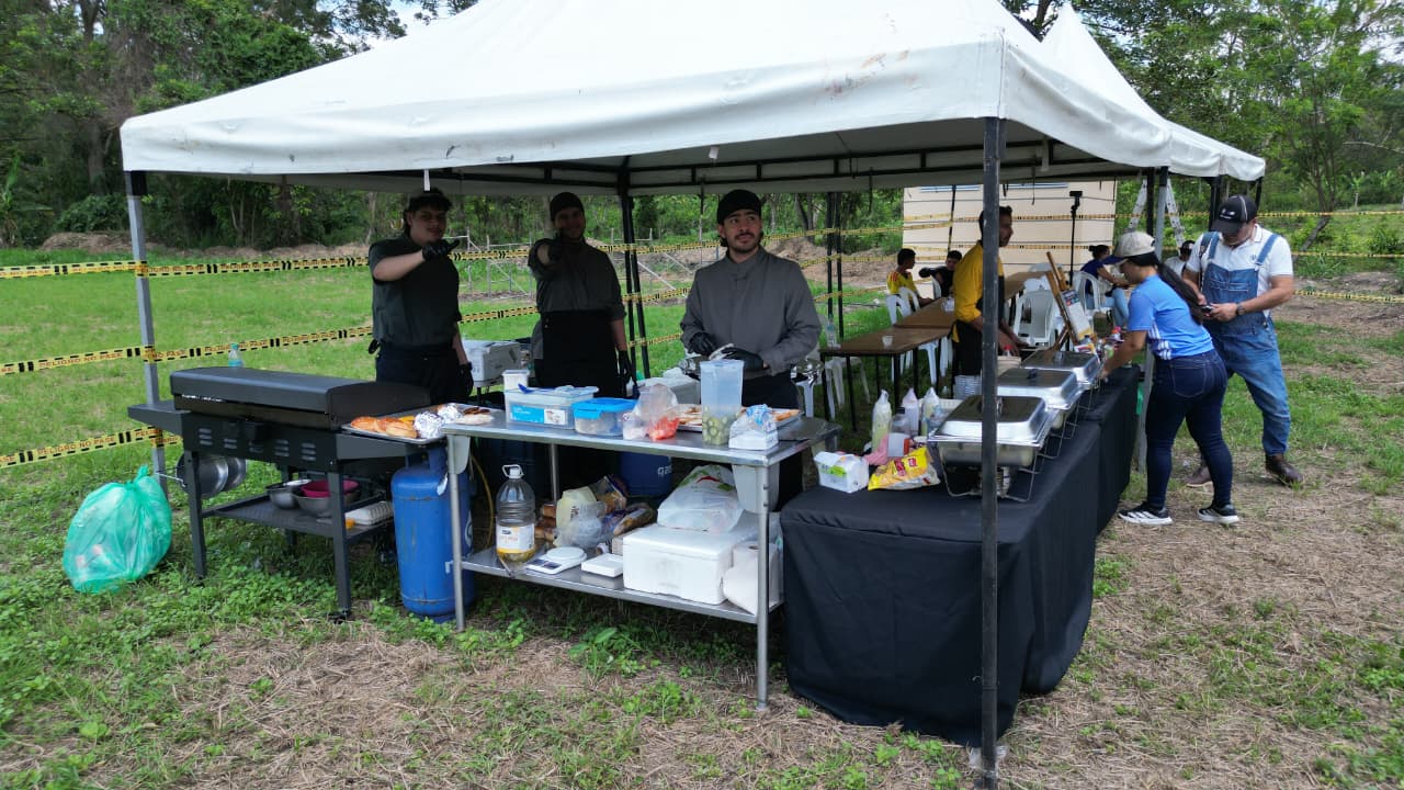 Zona de comidas del campeonato